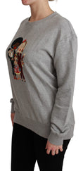 Load image into Gallery viewer, Dolce & Gabbana Elegant multicolor sweater with crew neck and embroidery
