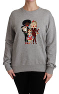 Load image into Gallery viewer, Dolce & Gabbana Elegant multicolor sweater with crew neck and embroidery
