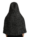 Load image into Gallery viewer, Dolce & Gabbana Elegant hooded scarf made of grey wool from the Italian cult label
