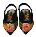 Load image into Gallery viewer, Dolce & Gabbana Elegante florale Flats mit Kristallverzierung
