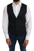 Load image into Gallery viewer, Dolce & Gabbana Elegant formal gray silk vest
