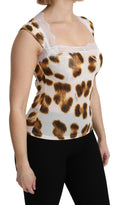 Load image into Gallery viewer, Roberto Cavalli Chic Leopard Lingerie Blouse Top
