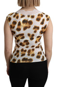 Load image into Gallery viewer, Roberto Cavalli Chic Leopard Lingerie Blouse Top
