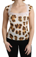 Load image into Gallery viewer, Roberto Cavalli Chic Leopard Lingerie Blouse Top
