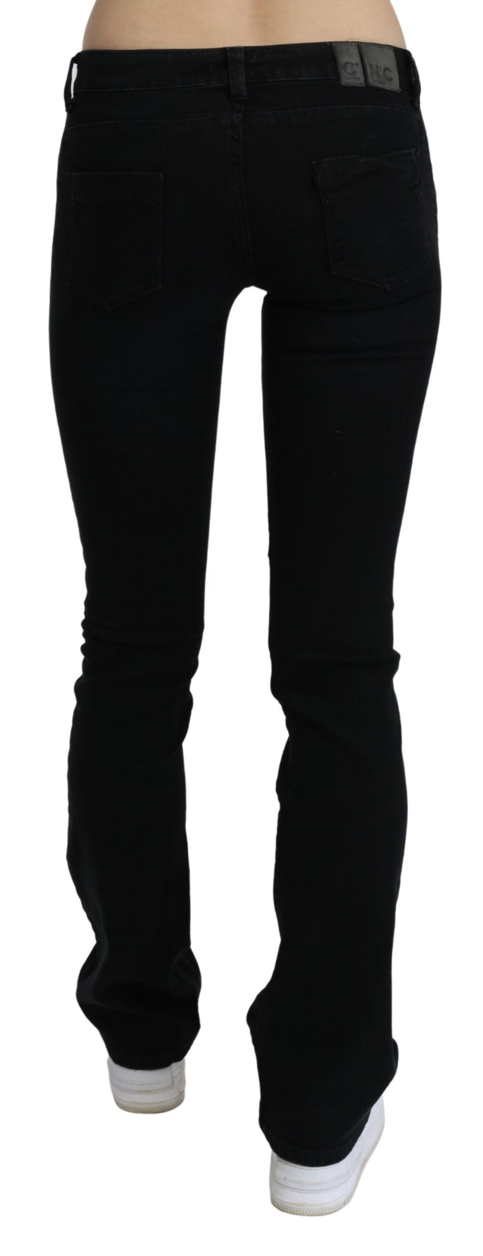 Costume National Chic black slim fit denim with a low waist