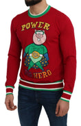 Load image into Gallery viewer, Dolce & Gabbana Elegant red crew neck sweater made of wool and silk
