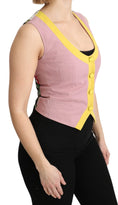 Load image into Gallery viewer, Dolce & Gabbana Chic sleeveless vest in pink tones
