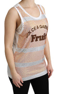 Load image into Gallery viewer, Dolce & Gabbana sleeveless cotton top with crystal embellishment
