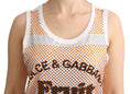 Load image into Gallery viewer, Dolce & Gabbana sleeveless cotton top with crystal embellishment
