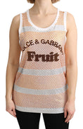 Load image into Gallery viewer, Dolce & Gabbana sleeveless cotton top with crystal embellishment
