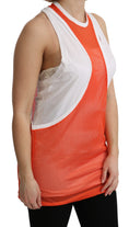 Load image into Gallery viewer, Dsquared² Elegant sleeveless cotton tank in orange
