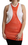 Load image into Gallery viewer, Dsquared² Elegant sleeveless cotton tank in orange
