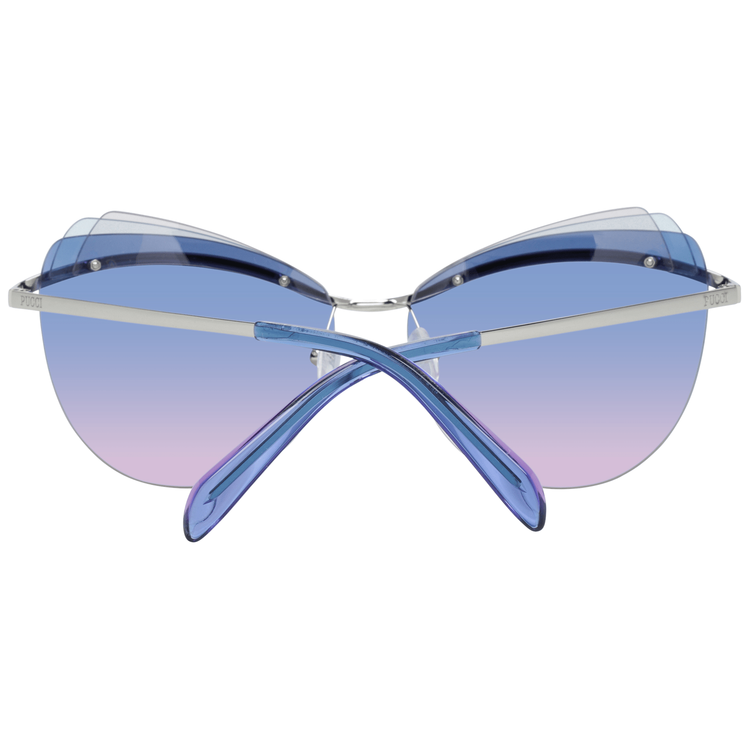 Emilio Pucci Gold Frauen Sonnenbrille