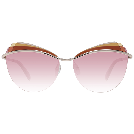 Emilio Pucci Gold Frauen Sonnenbrille