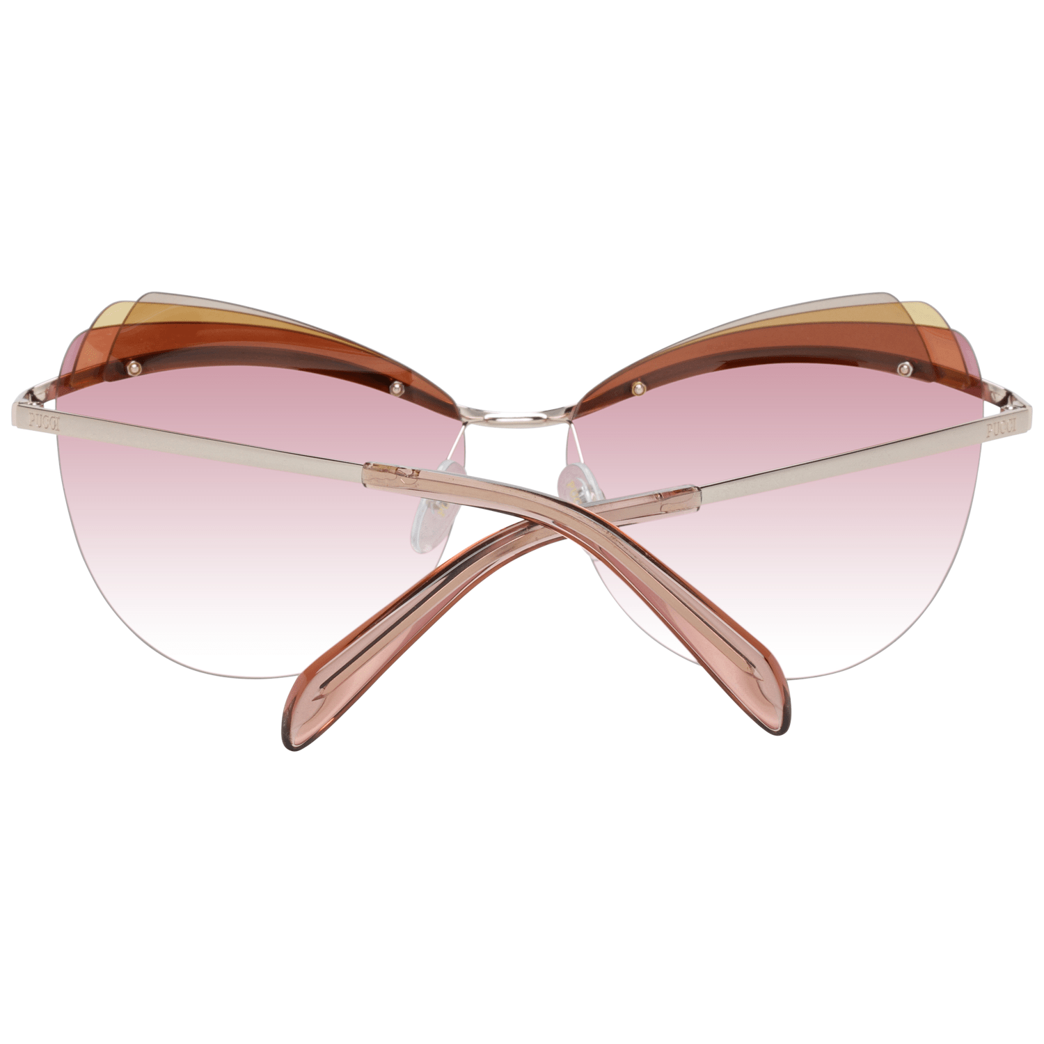 Emilio Pucci Gold Frauen Sonnenbrille