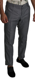 Load image into Gallery viewer, Dolce & Gabbana Elegant gray slim fit dress trousers
