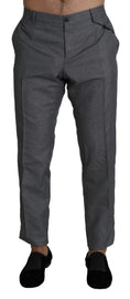 Load image into Gallery viewer, Dolce & Gabbana Elegant gray slim fit dress trousers
