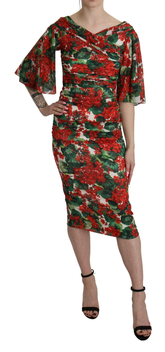 Dolce &amp; Gabbana Adorable floral midi sheath dress