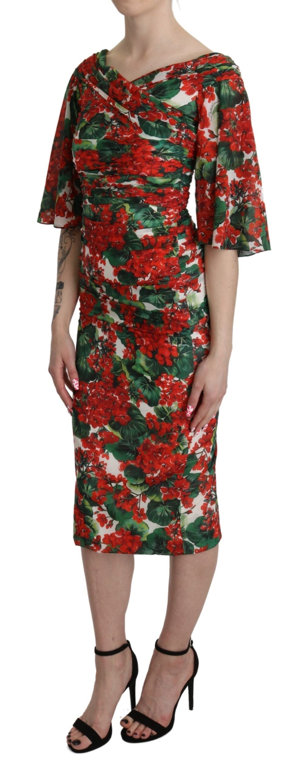 Dolce &amp; Gabbana Adorable floral midi sheath dress