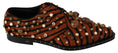 Load image into Gallery viewer, Dolce & Gabbana Flats mit Tigermuster und Kristallverzierung
