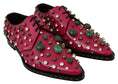 Load image into Gallery viewer, Dolce & Gabbana Fuchsia Rosa Kristall Lack Flats
