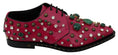 Load image into Gallery viewer, Dolce & Gabbana Fuchsia Rosa Kristall Lack Flats
