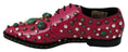 Load image into Gallery viewer, Dolce & Gabbana Fuchsia Rosa Kristall Lack Flats
