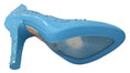 Load image into Gallery viewer, Dolce & Gabbana Blaue Aschenputtel-Pumps mit Kristall-Verzierung
