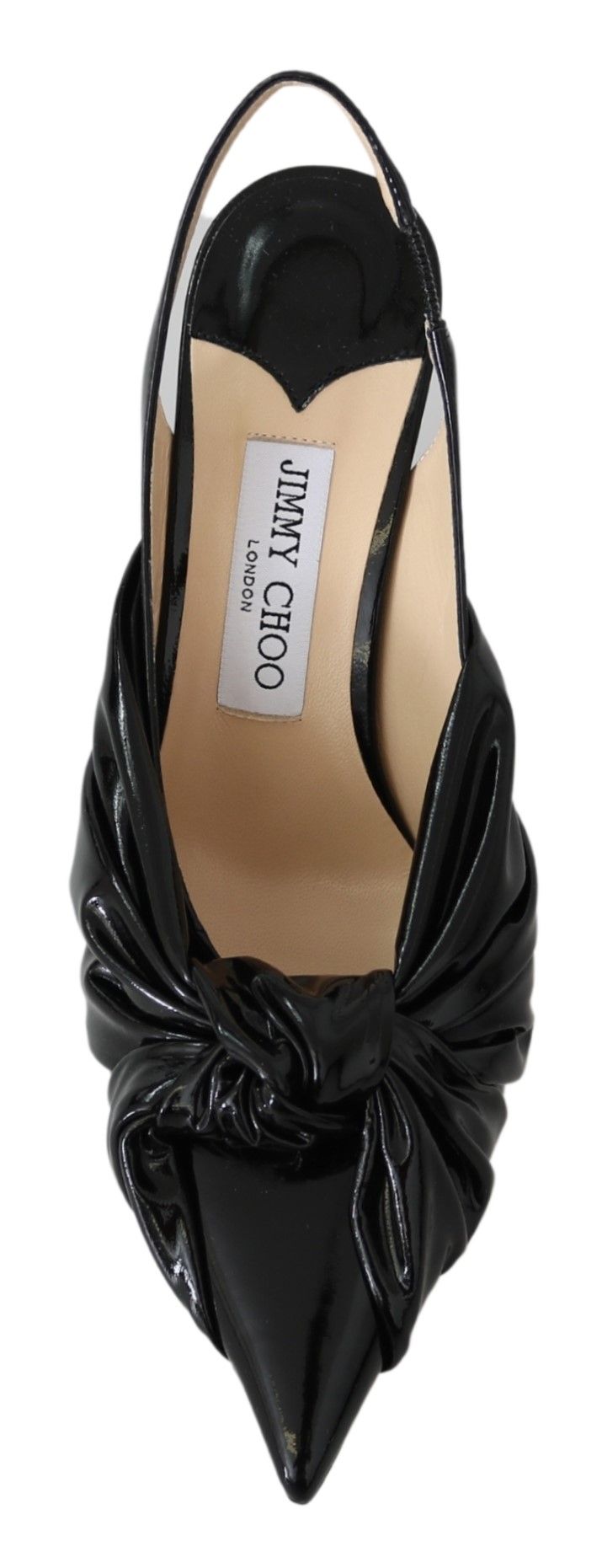 Jimmy Choo Elegante Pumps aus schwarzem Leder mit spitzer Zehe