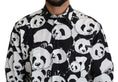 Load image into Gallery viewer, Dolce & Gabbana Pure Cotton Panda Print Shirt - Black White
