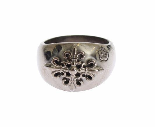 Nialaya Sterling Silber Rhodium Männer Statement Ring