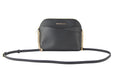 Load image into Gallery viewer, Michael Kors Jet Set Travel Medium Leder X Cross Dome Crossbody Handtasche (Schwarz Solid/Gold)
