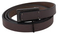 Load image into Gallery viewer, Costume National Elegant dark brown leather belt
