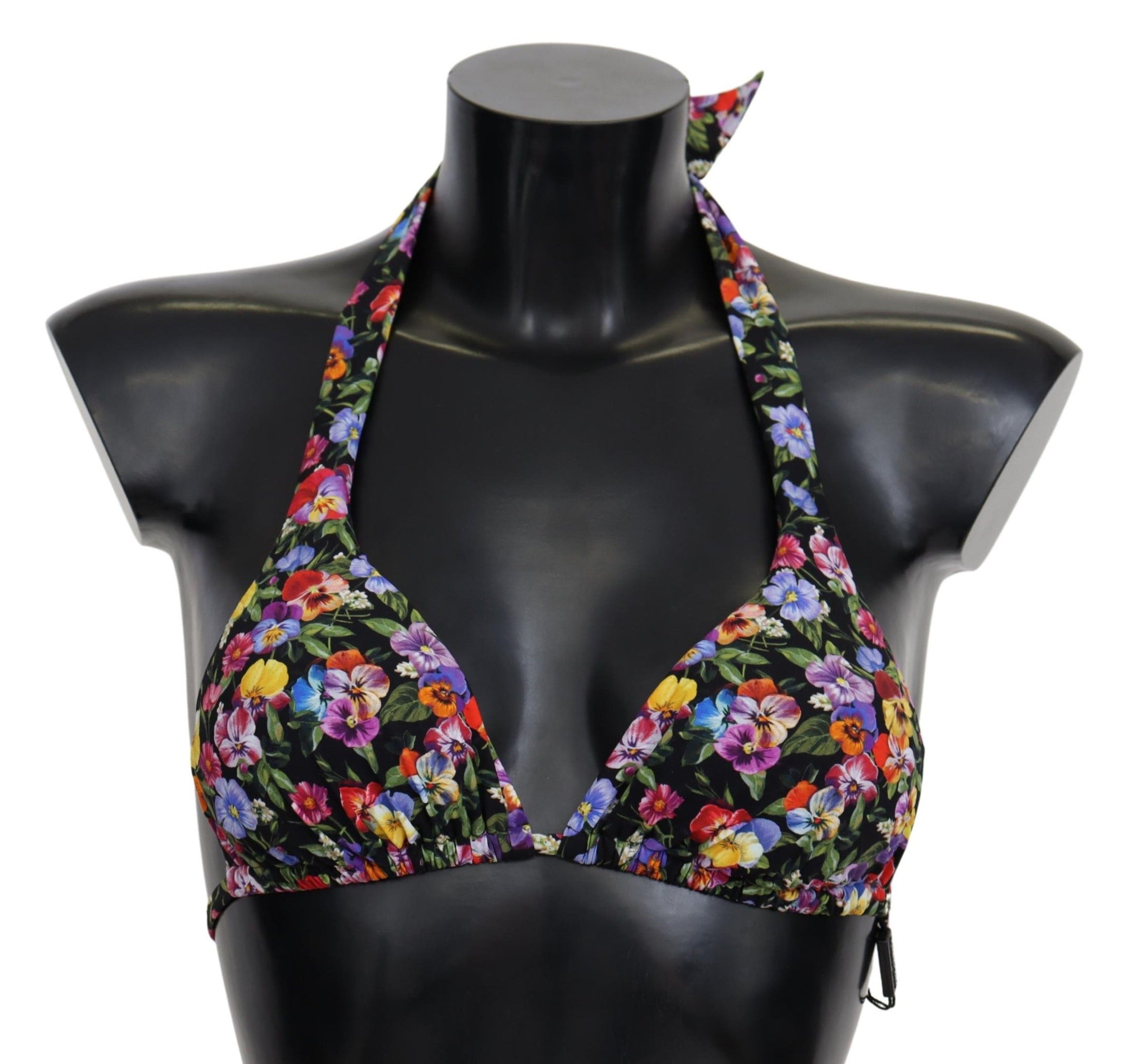 Dolce & Gabbana Schickes Bikini-Oberteil mit Blumendruck