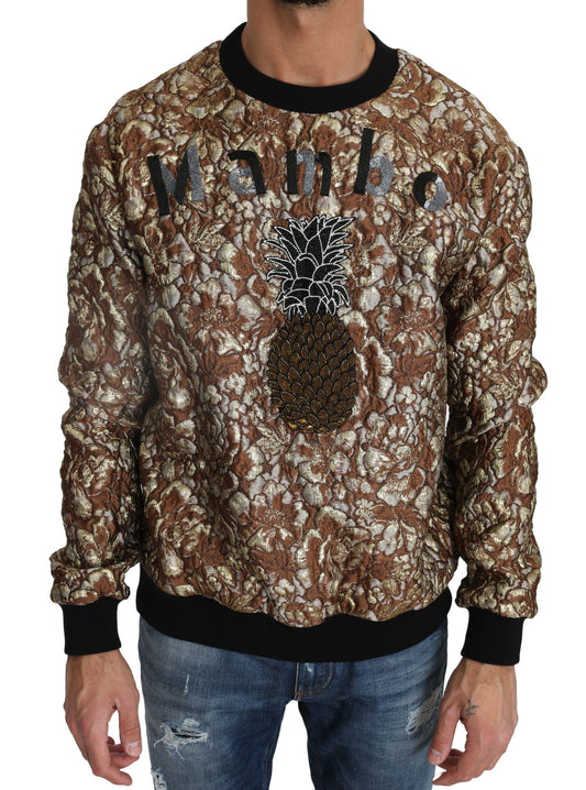 Dolce & Gabbana Opulenter Multicolor-Pullover mit Rundhalsausschnitt