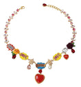 Load image into Gallery viewer, Dolce & Gabbana Chic necklace with gold-colored crystal charm
