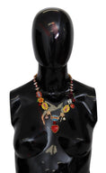 Load image into Gallery viewer, Dolce & Gabbana Chic necklace with gold-colored crystal charm
