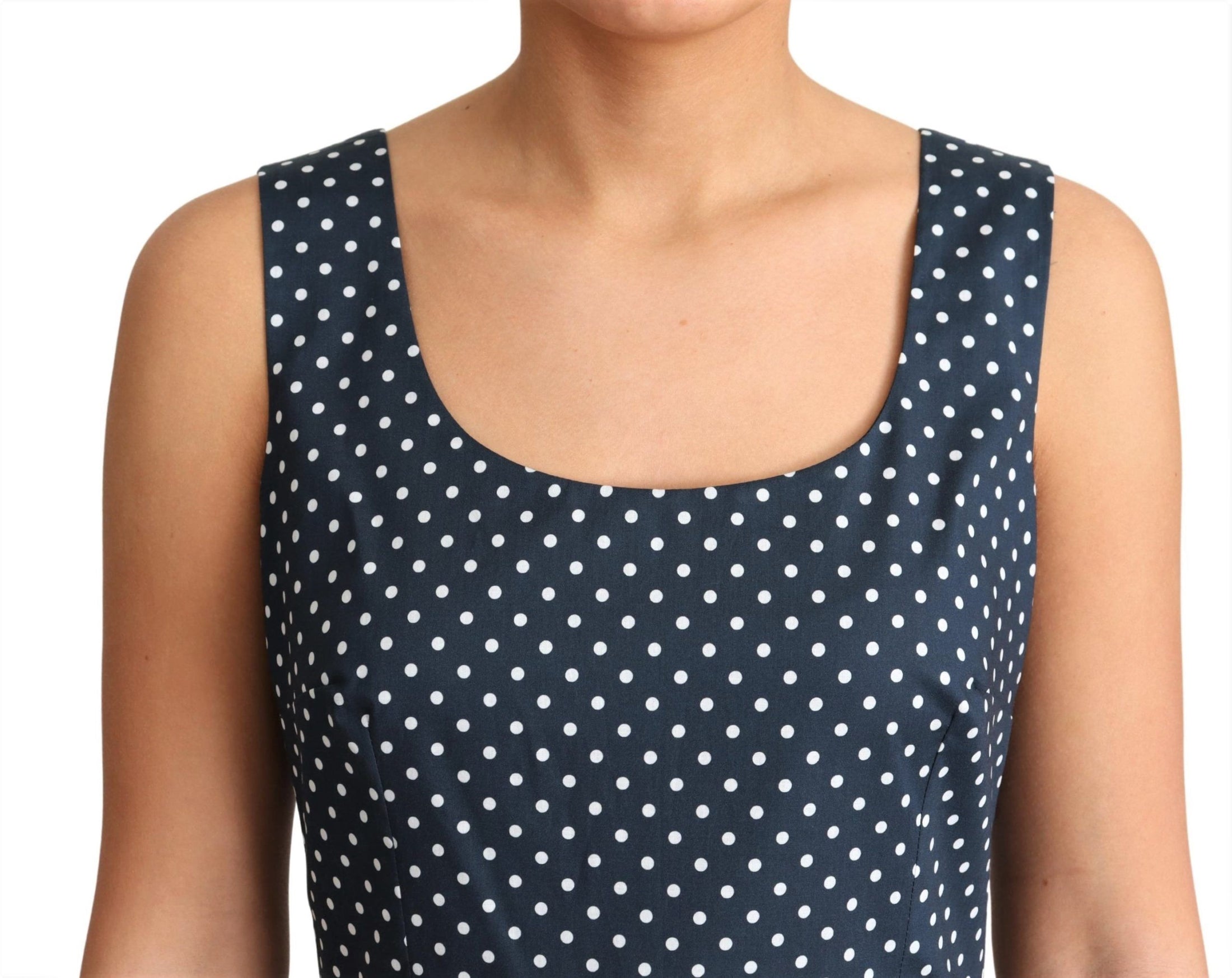 Dolce &amp; Gabbana polka dot sleeveless A-line dress