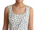 Load image into Gallery viewer, Dolce & Gabbana Elegant beige polka dot sleeveless A-line dress
