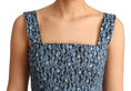 Load image into Gallery viewer, Dolce & Gabbana Elegant sleeveless A-line dress with blue heart
