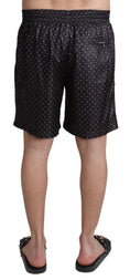 Load image into Gallery viewer, Dolce & Gabbana Chic Black Polka Dot Men's Swimming Trunks
