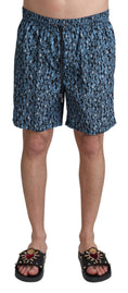 Load image into Gallery viewer, Dolce & Gabbana Chic blue swim trunks with drawstring
