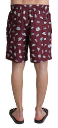 Load image into Gallery viewer, Dolce & Gabbana Elegant maroon swimming trunks
