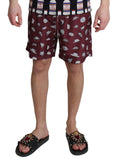 Load image into Gallery viewer, Dolce & Gabbana Elegant maroon swimming trunks
