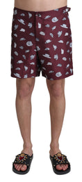 Load image into Gallery viewer, Dolce & Gabbana Elegant maroon swimming trunks
