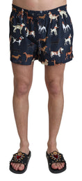 Load image into Gallery viewer, Dolce & Gabbana Elegant navy blue swimming trunks
