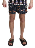 Load image into Gallery viewer, Dolce & Gabbana Elegant navy blue swimming trunks
