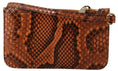 Load image into Gallery viewer, Dolce & Gabbana Elegant leather handbag with python pattern
