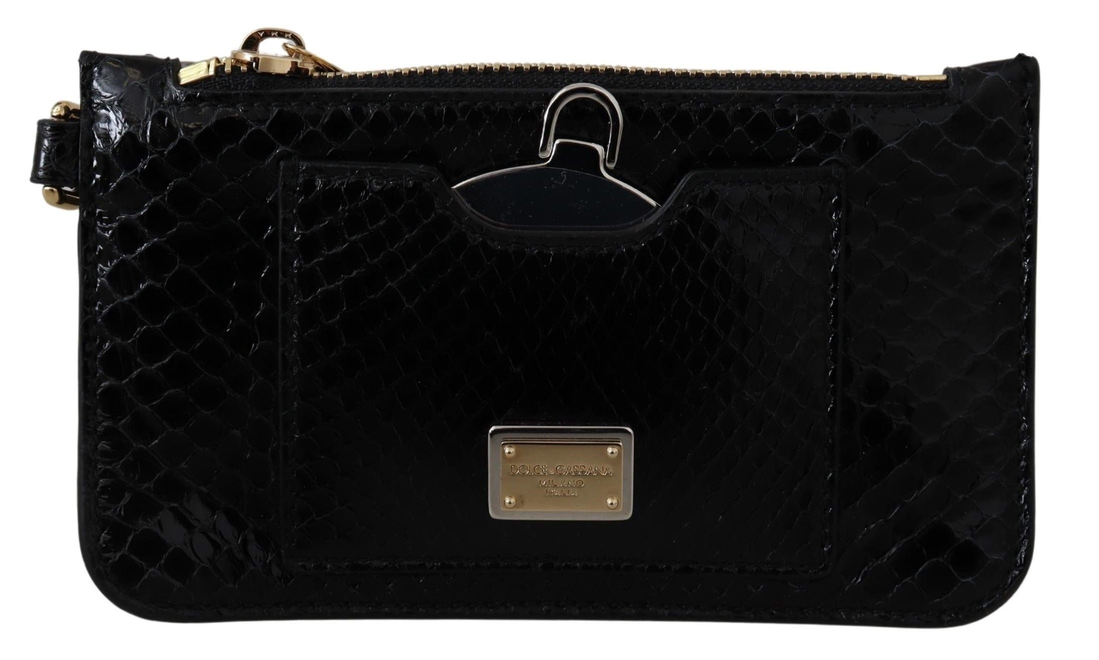 Dolce &amp; Gabbana Elegant wallet in python pattern leather