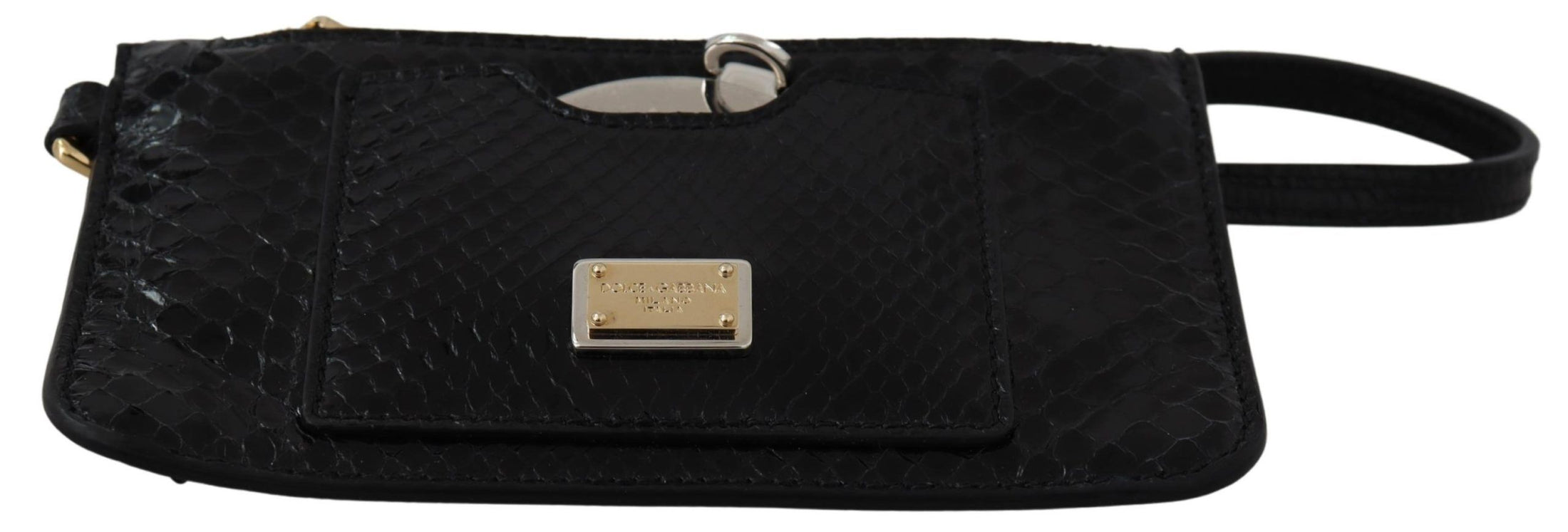 Dolce &amp; Gabbana Elegant wallet in python pattern leather